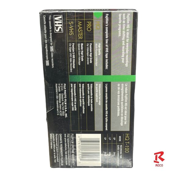📼Fuji Film VHS Blank Video Tapes 6‎ hours HQ 120 High Quality📼 - Picture 3 of 7